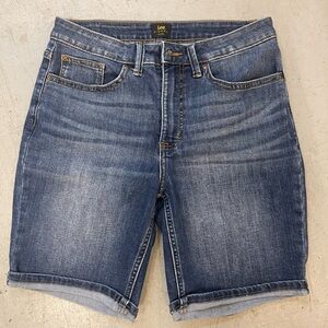 Lee Women’s Dark Blue Denim Shorts